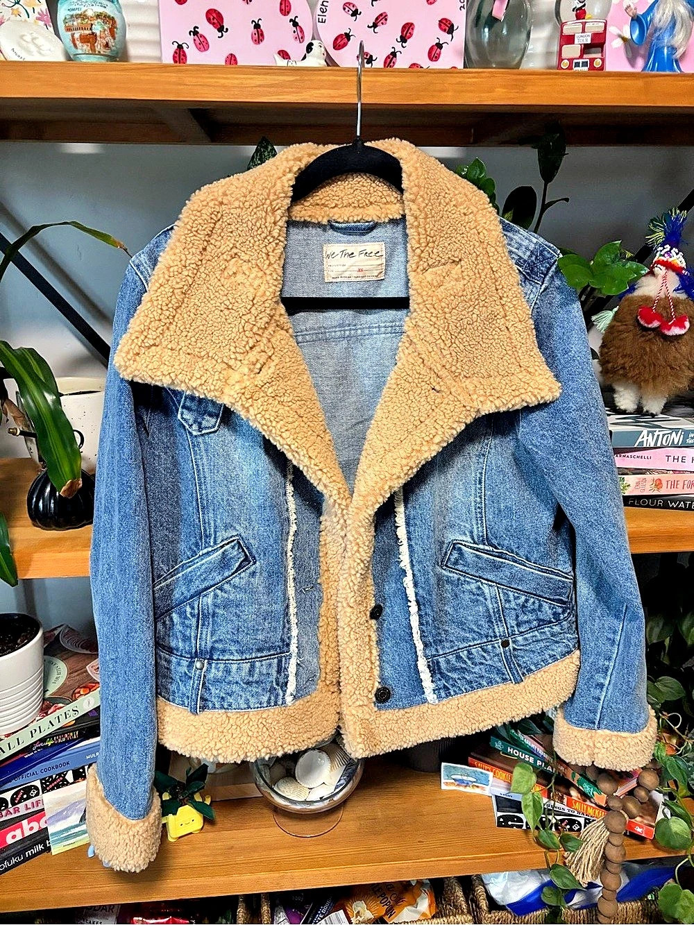 We The Free Rylee Cozy Moto Jacket XS
